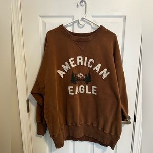 Oversized, American Eagle crew neck sweatshirt